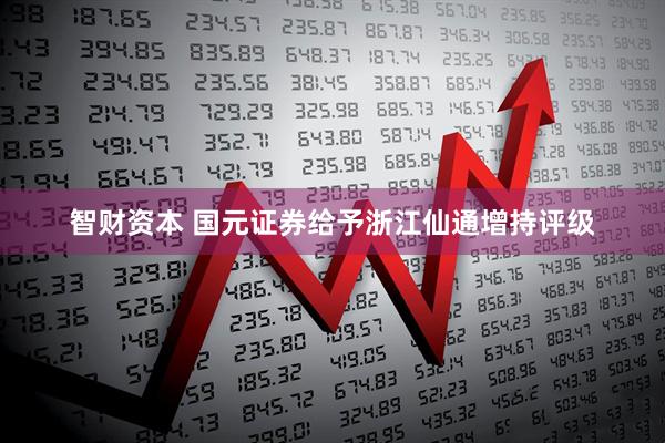 智财资本 国元证券给予浙江仙通增持评级